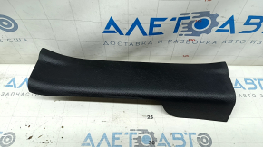 Rear left door sill plate for Hyundai Santa FE Sport 13-18 black