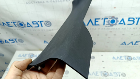 Rear right door sill plate for Hyundai Santa FE Sport 13-18, black, worn
