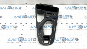 Jeep Cherokee KL 19-23 center console trim, matte black, with indicator