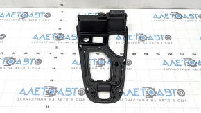 Jeep Cherokee KL 19-23 center console trim, matte black, with indicator