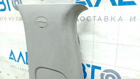 Left upper center pillar trim for Hyundai Santa FE Sport 13-18, gray, scratches, dry cleanable