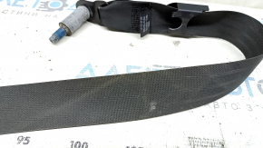 Driver's seat belt without tensioner for Hyundai Santa FE Sport 13-18, black, with gray lining, for cleaning