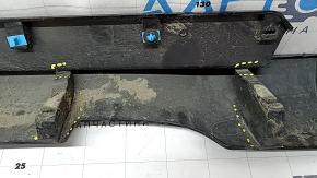 Left threshold for Jeep Cherokee KL 14-22, black, dented and broken fasteners