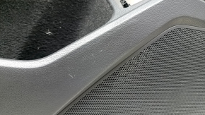 Black front left door panel for a VW Tiguan 18-20, with a buzzer, leather armrest, gray leather insert, with a handle, scratches