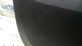 Black front left door panel for a VW Tiguan 18-20, with a buzzer, leather armrest, gray leather insert, with a handle, scratches
