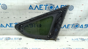 Rear left window, blind glass, Hyundai Santa FE Sport 13-18, chrome, scratches on chrome