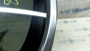 Rear right window, blind glass, Hyundai Santa FE Sport 13-18, chrome, scratches on chrome