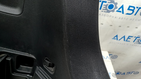 Right arch trim for Hyundai Santa FE Sport 15-18, black, with cigarette lighter, scratches, worn