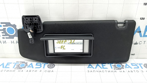 Left visor for Jeep Grand Cherokee WL 21-25, black, with backlight, without hook, for cleaning