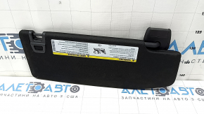 Left visor for Jeep Grand Cherokee WL 21-25, black, with backlight, without hook, for cleaning