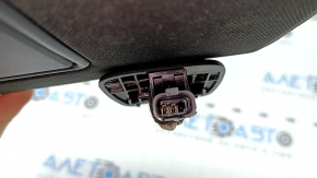 Left visor for Jeep Grand Cherokee WL 21-25, black, with backlight, without hook, for cleaning