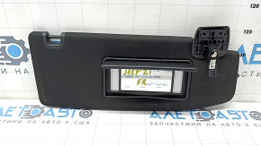 Right visor for Jeep Grand Cherokee WL 21-25, black, with backlight, without hook, for cleaning