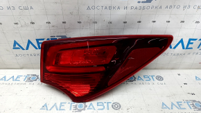 Right outer fender light for Hyundai Santa FE Sport 17-18 restyling, halogen, scratches