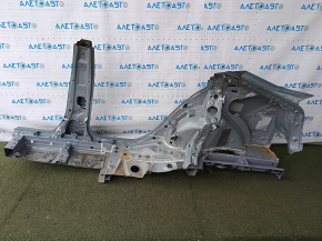 Quarter wing rear right Toyota Prius 50 19-22 under BSM, on the body, green