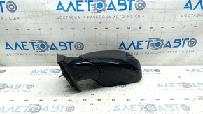 Left side mirror assembly for Hyundai Santa FE Sport 2017-2018, heated, 3-pin, black
