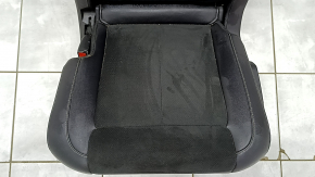 Jeep Grand Cherokee WL 21-25 2nd row left seat, manual, black leather with perforation, long, cleanable