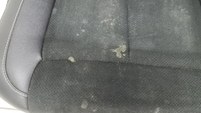 Jeep Grand Cherokee WL 21-25 2nd row right seat, manual, black leather with perforation, long, dry-cleanable, scratched