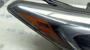 Right front headlight for Hyundai Santa FE Sport 2017-2018 restyling, USA, halogen, peeling paint, cobwebby