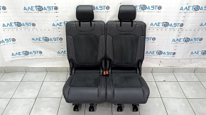 Jeep Grand Cherokee WL 21-23 3rd row seat assembly, manual, black leather with perforation, Long, for cleaning