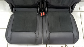 Jeep Grand Cherokee WL 21-23 3rd row seat assembly, manual, black leather with perforation, Long, for cleaning