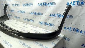 Front bare bumper Hyundai Santa FE Sport 17-18 rest, structure, lower part USA, broken fasteners, cracks, scratches, pressed