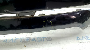 Front bumper bare Hyundai Santa FE Sport 17-18 rest upper part USA, black, broken, fake, broken fasteners, pressed