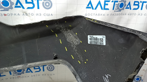 Front bumper bare Hyundai Santa FE Sport 17-18 rest upper part USA, black, broken, fake, broken fasteners, pressed