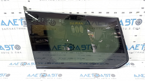 Rear left fixed window glass Jeep Grand Cherokee WL 21-25 tinted, long, molding black gloss