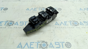 Front left window lift control Hyundai Santa FE Sport 17-18 black, without seat memory, worn