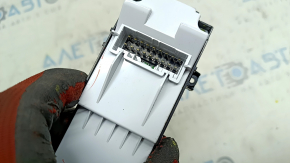 Front left window lift control Hyundai Santa FE Sport 17-18 black, without seat memory, worn