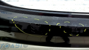 Rear bumper bare Hyundai Santa FE Sport 17-18 restyling, black, cracked, scratches