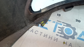 Rear bumper bare Hyundai Santa FE Sport 17-18 restyling, black, cracked, scratches
