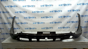 Rear bumper bare Hyundai Santa FE Sport 17-18 rest, low, without parking sensors, structure, scratches