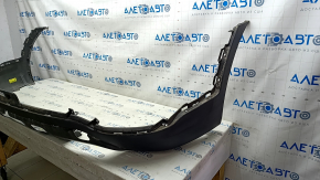Rear bumper bare Hyundai Santa FE Sport 17-18 rest, low, without parking sensors, structure, scratches