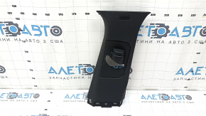 Right upper center pillar trim for Jeep Grand Cherokee WL 21-25, black, worn