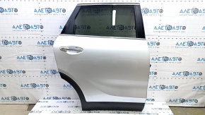 Kia Sorento 16-20 rear right door assembly, silver KCS, molding clouded