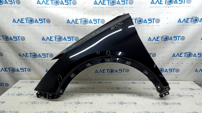 Front right wing Hyundai Santa FE Sport 13-18 black S3B, pokes, pressed
