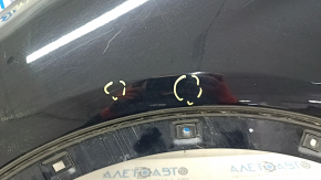 Front right wing Hyundai Santa FE Sport 13-18 black S3B, pokes, pressed