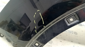 Front right wing Hyundai Santa FE Sport 13-18 black S3B, pokes, pressed
