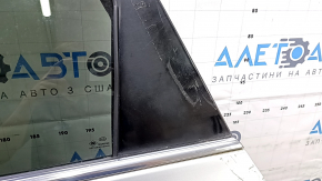 Kia Sorento 16-20 rear left door assembly, silver KCS, molding clouded