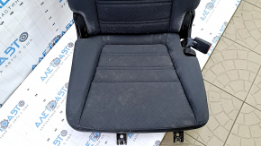 Rear seat, 3rd row, right, Kia Sorento 16-20, black cloth, dry cleanable