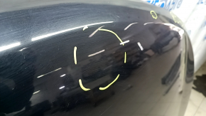 Hood bare Hyundai Santa FE Sport 13-18 black S3B, steel, butt, pressed, sand