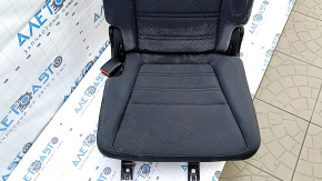 Rear seat, 3rd row, left, Kia Sorento 16-20, black cloth, dry cleanable