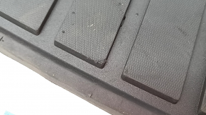Set of interior and trunk mats for Jeep Grand Cherokee WL 21-25, black rubber, LASFIT, for 6 seats, without center console, scratches