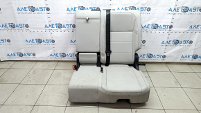 Rear seats, 2nd row, left, VW Tiguan 18-21, gray leather, perforated, dry-cleanable, broken fastener