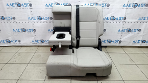 Rear seats, 2nd row, left, VW Tiguan 18-21, gray leather, perforated, dry-cleanable, broken fastener