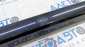 Left longitudinal roof rail for Kia Sorento 16-20 without panoramic windows, glossy black, with caps, scratches