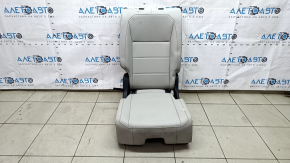 Rear seats, 2nd row, right, VW Tiguan 18-21, gray leather, perforated, dry-cleanable