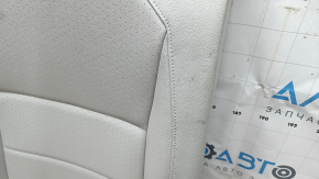 Rear seats, 2nd row, right, VW Tiguan 18-21, gray leather, perforated, dry-cleanable