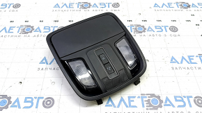 Kia Sorento 16-20 front headlight without panoramic windows, black, scratched